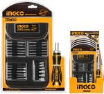 INGCO 26 Pcs screwdriver bit set Tools Junction HKSDB0268 Yellow
