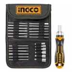 INGCO 26 Pcs screwdriver bit set Tools Junction HKSDB0268 Yellow